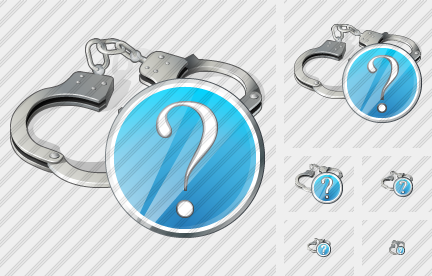 Icône Handcuffs Question
