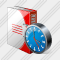 Icône Doc Folder Clock