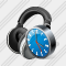 Icône Ear Phone Clock