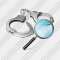 Icône Handcuffs Search 2