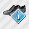 Иконка Мужские туфли Информация