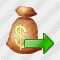 Icône Money Bag Export