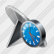 Icône Office Button 2 Clock