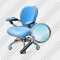 Icône Office Chair Search 2