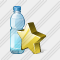 Иконка Бутылка воды Избранное