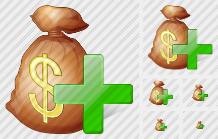 Money Bag Add Symbol