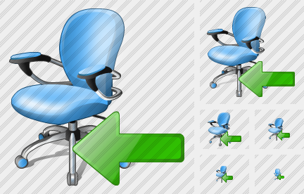 Иконка Офисное кресло Импорт