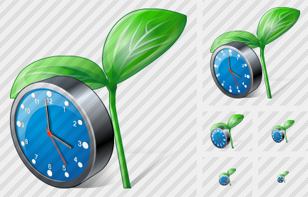 Sprouts Clock Symbol