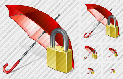 Umbrella Locked Symbol