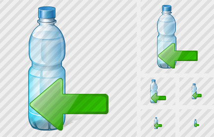 Иконка Бутылка воды Импорт