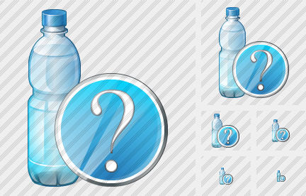 Water Bottle Question Symbol
