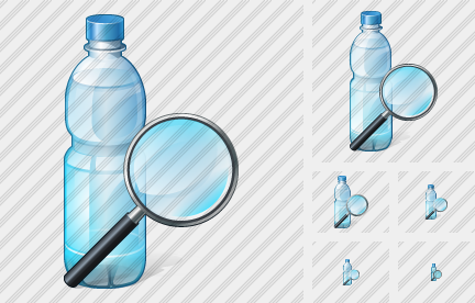 Water Bottle Search 2 Symbol