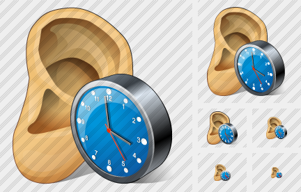 Ear Clock Symbol