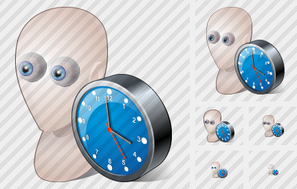 Icono Head4 Clock