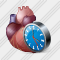 Icône Heart Clock