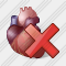Icône Heart Delete
