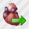 Icône Heart Export