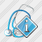 Icône Stethoscope Info