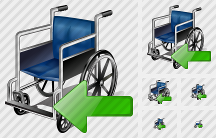 Иконка Инвалидное кресло Импорт