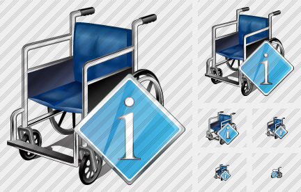 Иконка Инвалидное кресло Информация