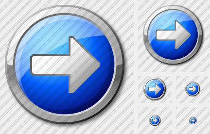 Arrow 2 Right Blue Icon