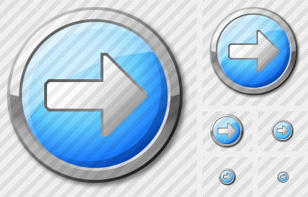 Arrow 2 Right Cyan Icon