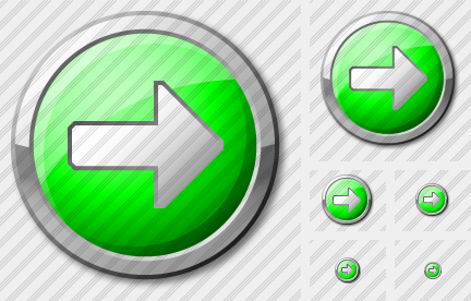 Arrow 2 Right Green Icon