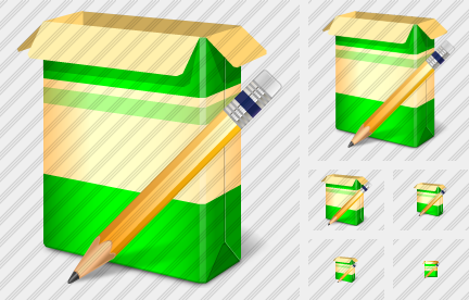 Иконка Открытая коробка Редактировать