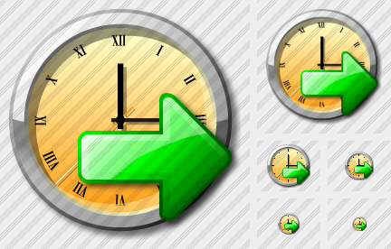 Icono Clock Export