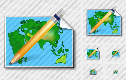 Icona Documento Mappa Modifica