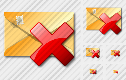 Icona E-Mail Elimina Icona E-Mail Elimina