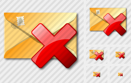 Icono Email Delete