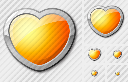 Icono Heart Yellow