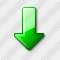 Arrow Down Green Icon