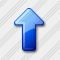 Arrow Up Blue Icon