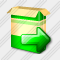 Boxshot Open Export Icon