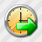 Clock Export Icon