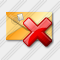 Icône Email Delete