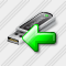 Flashdrive Import Icon