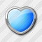 Heart Cyan Icon