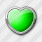 Heart Green Icon