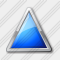 Triangle Blue Icon