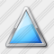 Icone Triangolo Azzurro