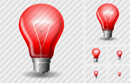 Lamp Red Icon