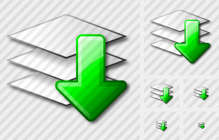Layer Down Icon Layer Down Icon