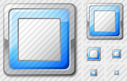 Media Stop Cyan Icon Media Stop Cyan Icon