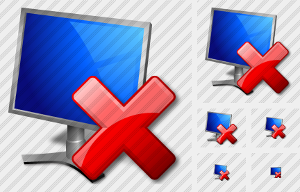 Monitor Delete Icon