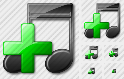 Music Add Icon Music Add Icon