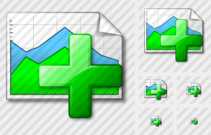 Profile Graph Add Icon Profile Graph Add Icon