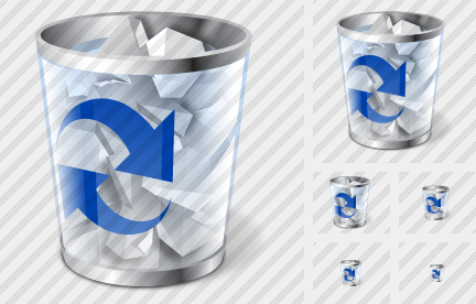 Recyclebin Full Icon Recyclebin Full Icon